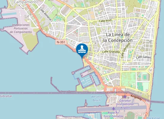 Map of PLAYA PONIENTE PM1