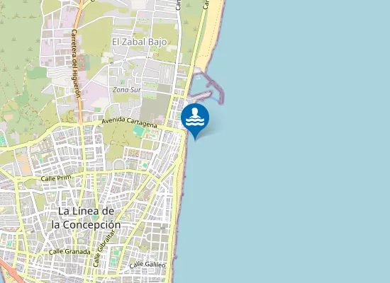 Map of PLAYA DE LEVANTE SANTA B?RBARA PM1