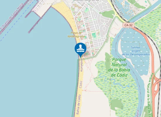 Map of PLAYA VALDELAGRANA PM1