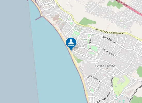 Map of PLAYA DE SANTA CATALINA PM1