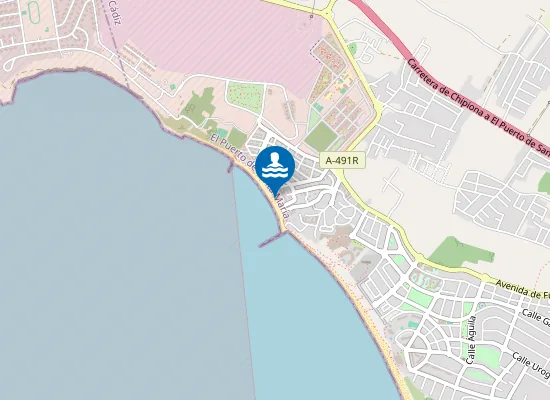 Map of PLAYA DE FUENTEBRAVIA PM1