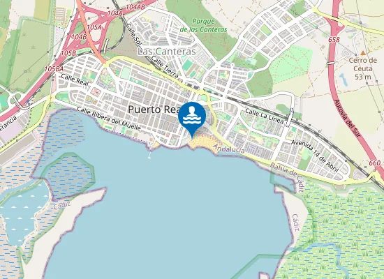 Map of PLAYA LA CACHUCHA PM1