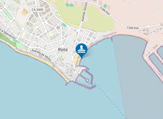 Map of PLAYA EL ROMPIDILLO-CHORRILLO PM1