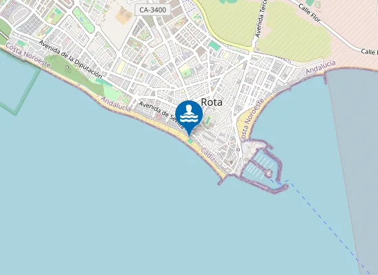 Map of PLAYA LA COSTILLA PM1