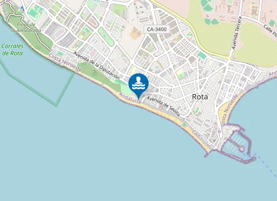 Map of PLAYA LA COSTILLA PM2