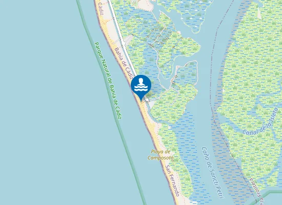 Map of PLAYA CAMPOSOTO PM2