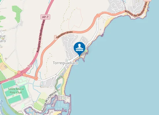 Map of PLAYA TORREGUADIARO PM1