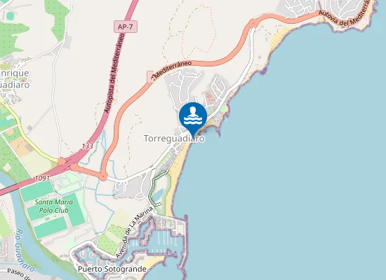 Map of PLAYA TORREGUADIARO PM2