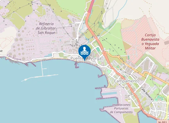 Map of PLAYA PUENTE MAYORGA PM2