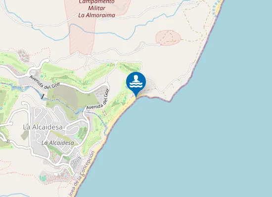 Map of PLAYA EL FARO PM1