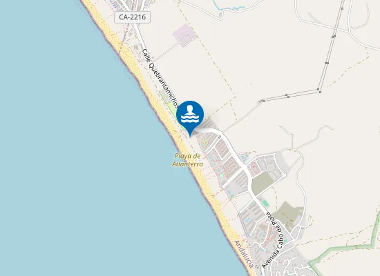 Map of PLAYA ZAHARA DE LOS ATUNES PM1