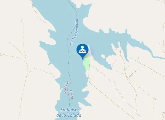 Map of Embalse Rio Guadamatillas Viso (El) Pm1