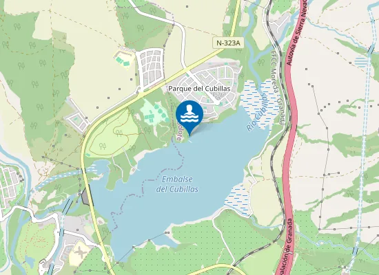 Map of Embalse Cubillas Albolote Pm1