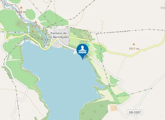 Map of Embalse Bermejales Arenas Del Rey Pm1