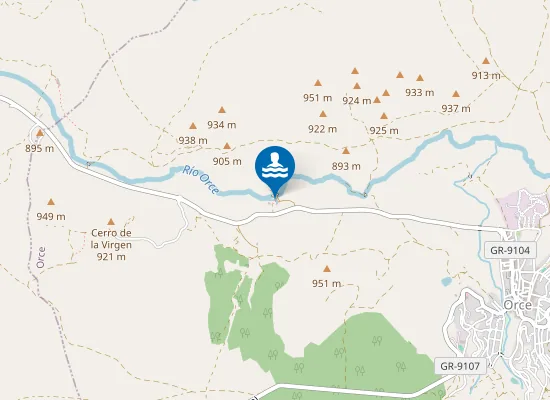 Map of MANANTIAL FUENCALIENTE ORCE PM1