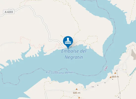 Map of Embalse Negratin Cuevas Del Campo Pm1
