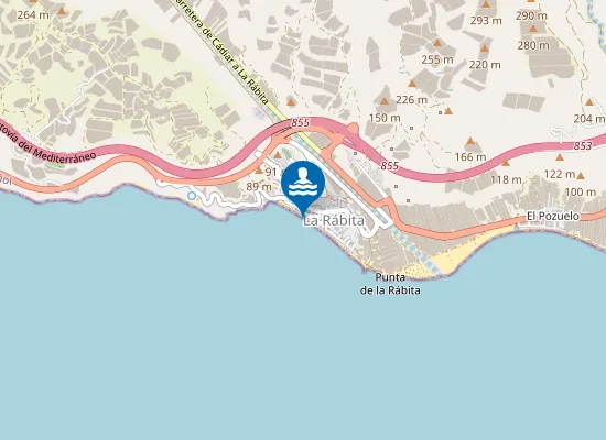 Map of PLAYA LA RABITA PM1