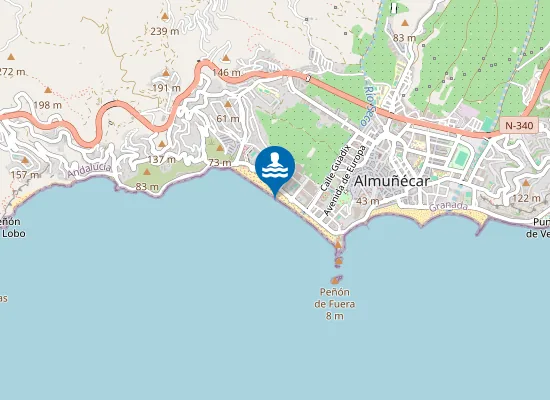 Map of PLAYA SAN CRISTOBAL PM1