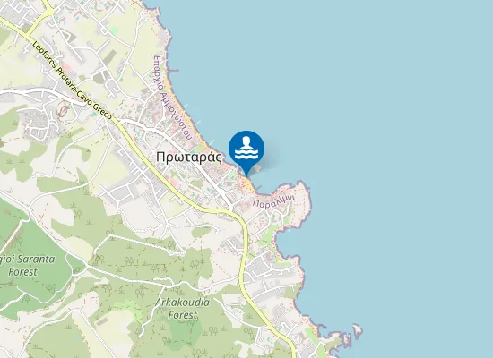 Map of PROTARAS BAY