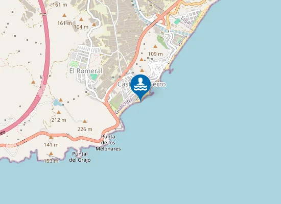 Map of PLAYA CASTELL DE FERRO PM2