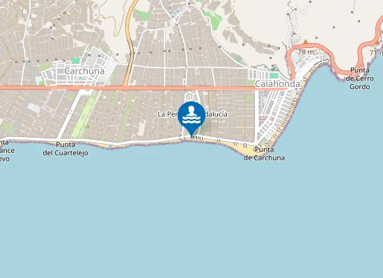 Map of PLAYA CARCHUNA PM2