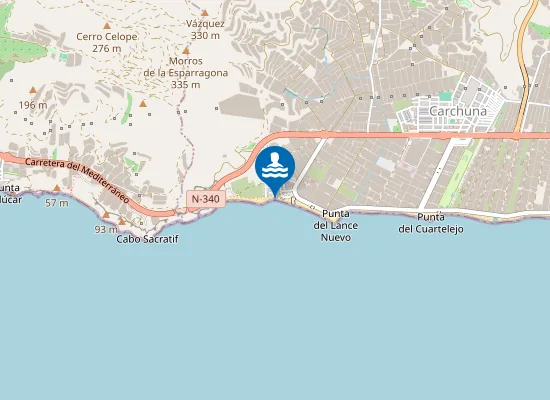 Map of PLAYA CARCHUNA PM3