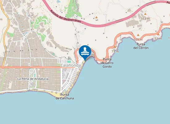 Map of PLAYA CALAHONDA PM1