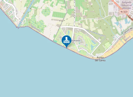 Map of PLAYA PLAYA GRANADA PM1