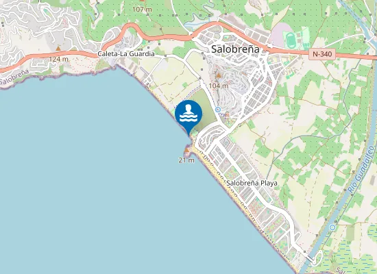 Map of PLAYA LA GUARDIA PM2