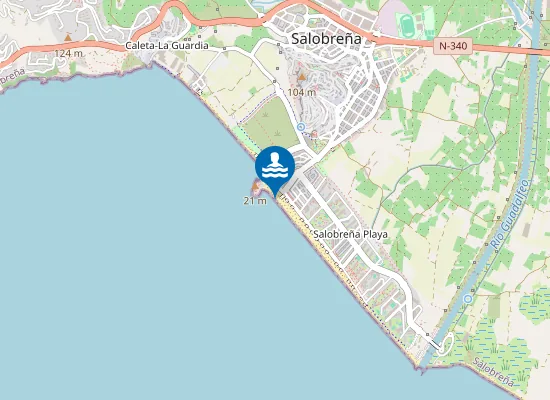 Map of PLAYA LA CHARCA PM5