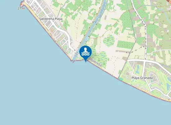 Map of PLAYA PUNTA DEL R O PM1