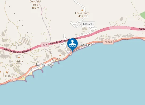 Map of PLAYA BONITA PM1