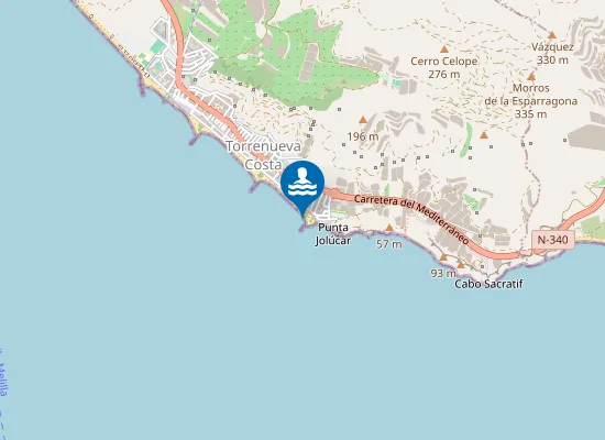 Map of PLAYA TORRENUEVA PM1