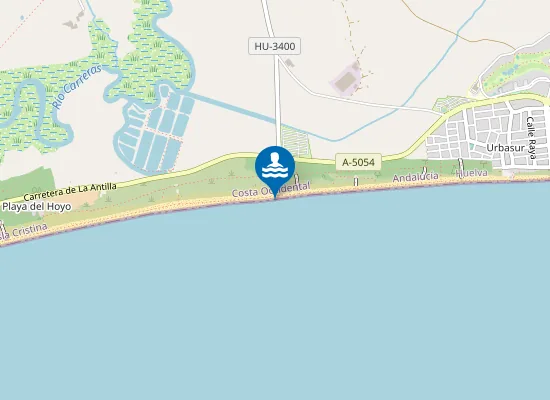 Map of PLAYA CASITA AZUL PM1