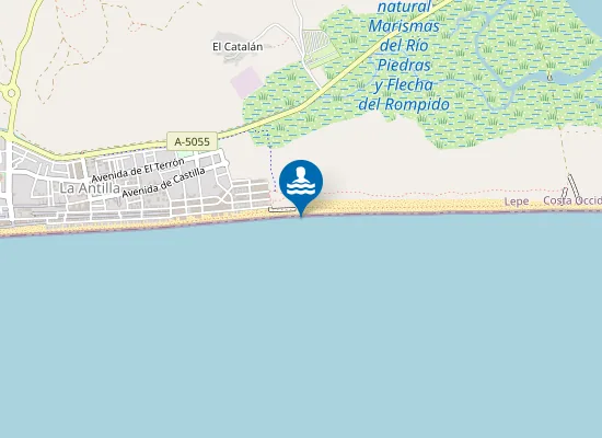 Map of PLAYA SANTA PURA PM1