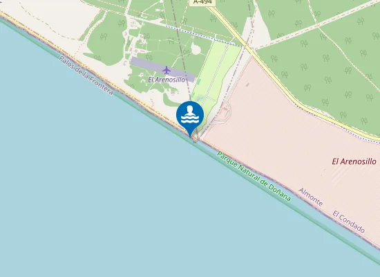 Map of PLAYA MAZAGON/CASTILLA PM1