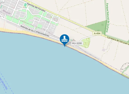 Map of PLAYA MAZAGON/CASTILLA PM1