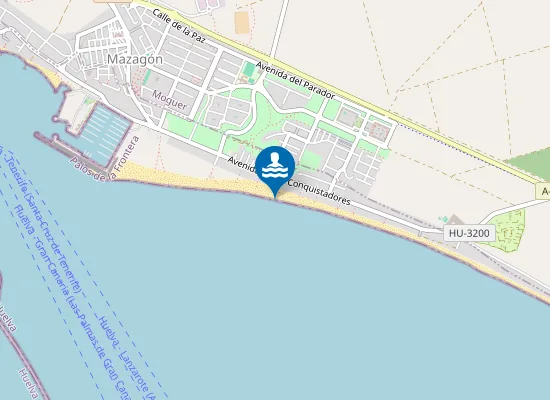 Map of PLAYA MAZAGON/CASTILLA PM2