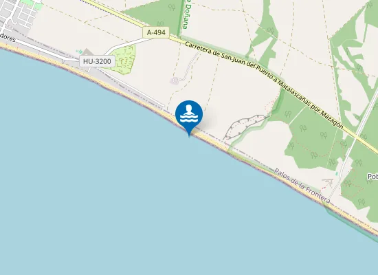 Map of PLAYA MAZAGON/CASTILLA PM4