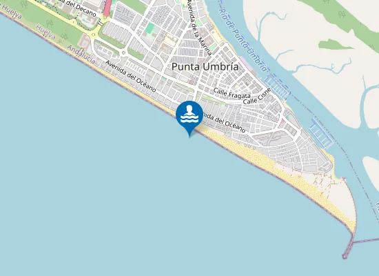 Map of PLAYA PUNTA UMBRIA PM5