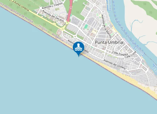 Map of PLAYA PUNTA UMBRIA PM6