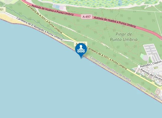 Map of PLAYA ENEBRALES-LA BOTA PM2