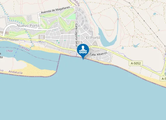 Map of PLAYA EL PORTIL PM1