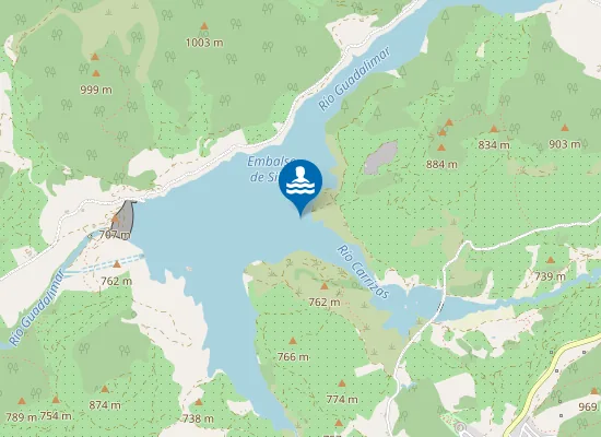 Map of RIO GUADALIMAR SILES PM1