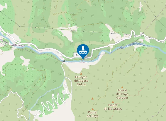 Map of RIO GUADALQUIVIR VILLANUEVA DEL ARZOBISPO PM1