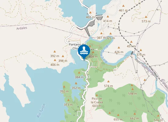 Map of Embalse Conde De Guadalhorce Ardales Pm3