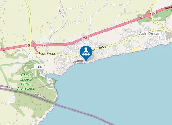 Map of Agios Evstathios