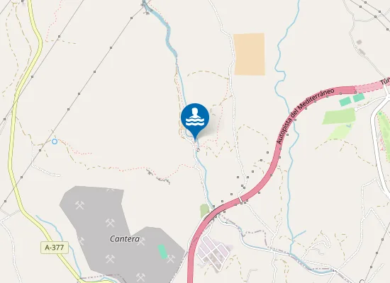 Map of MANANTIAL HEDIONDA CASARES PM1