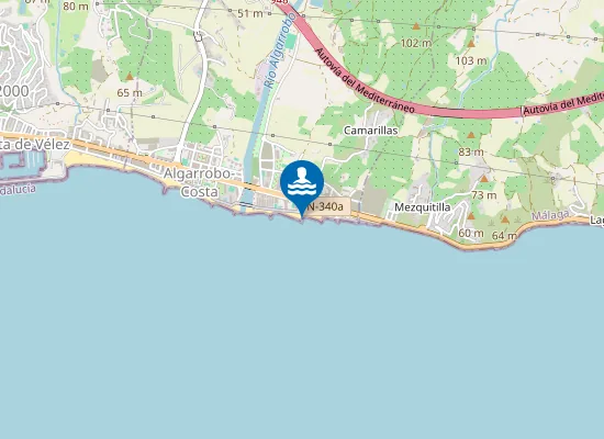 Map of PLAYA MEZQUITILLA PM1