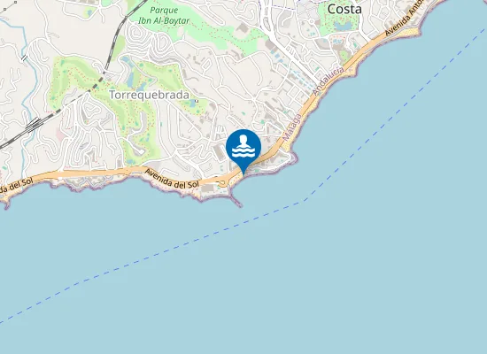 Map of PLAYA TORREVIGIA - TORREQUEBRADA PM1